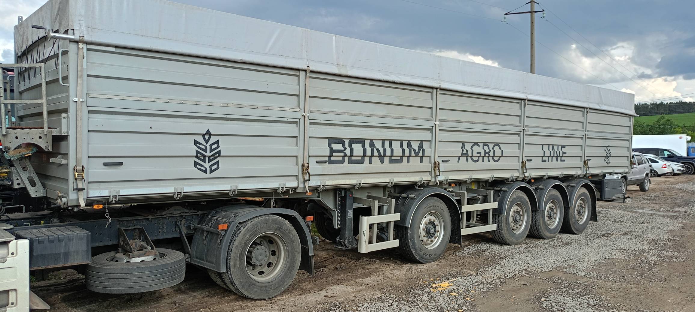 Полуприцеп бортовой Bonum 914295-02