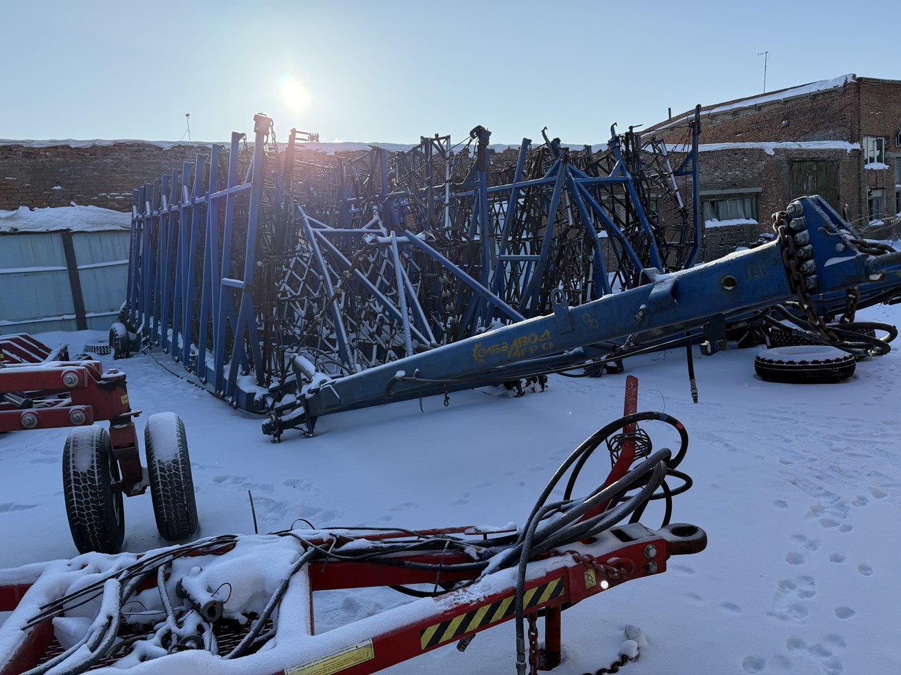 Борона зубовая секционная гидрофицированная средняя БЗСГ-24-2