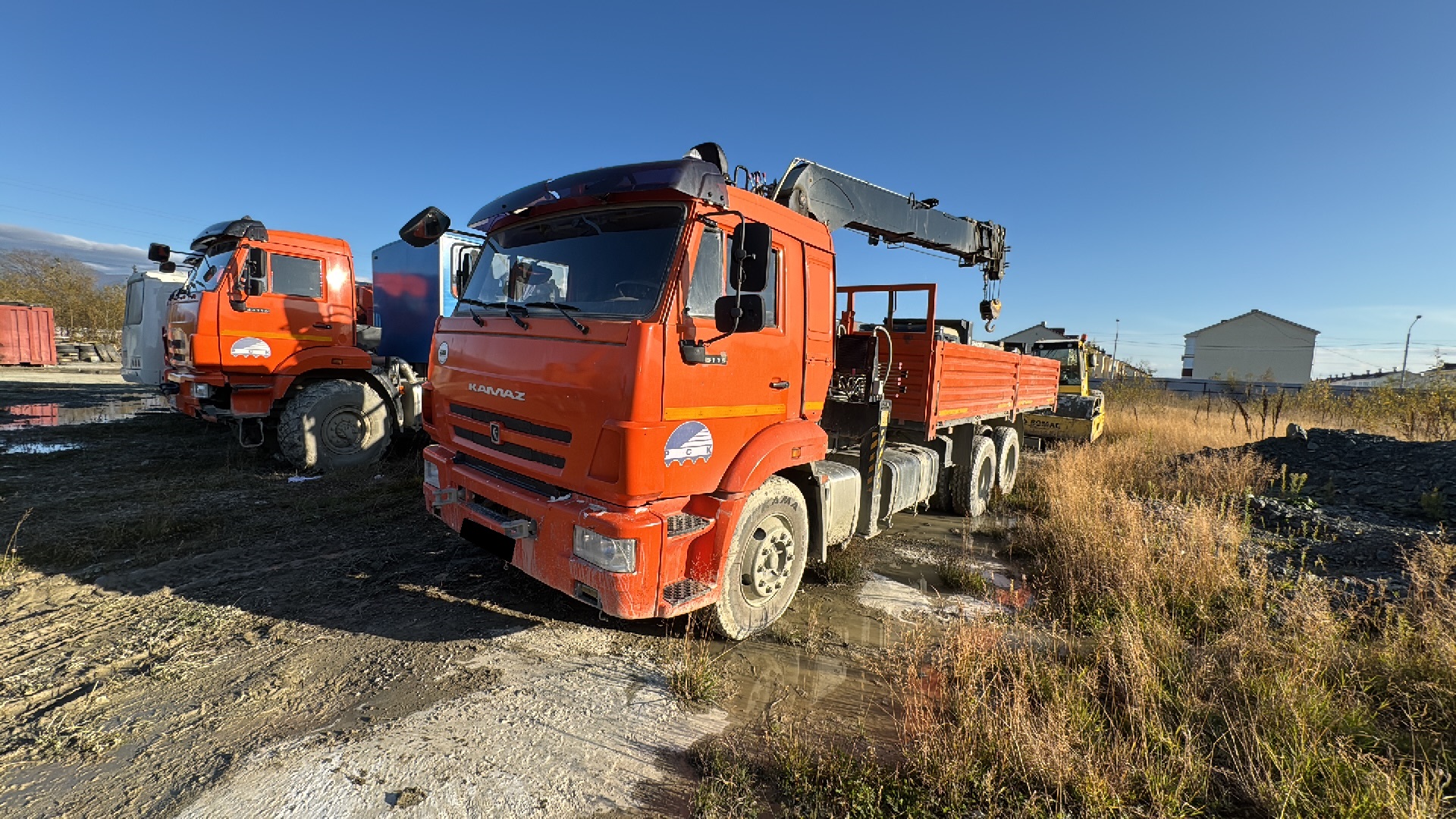 А/м бортовой с КМУ Hiab 160TM-6 на шасси КАМАЗ 65115-50