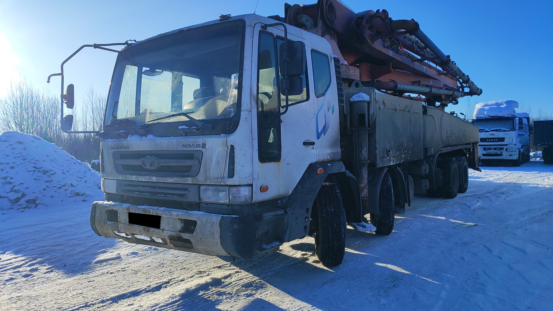 Автобетононасос Elephant 5RZ52 Daewoo Novus