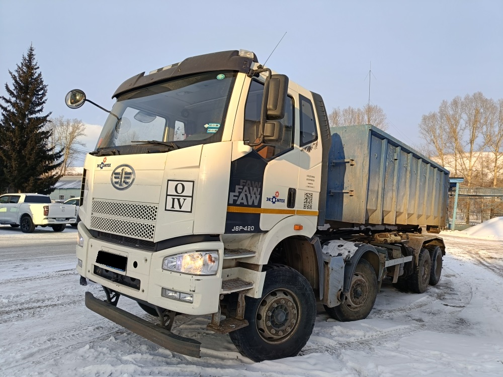 Мультилифт Hiab Ultima 30T на шасси Faw TH-W1 (7069W1)