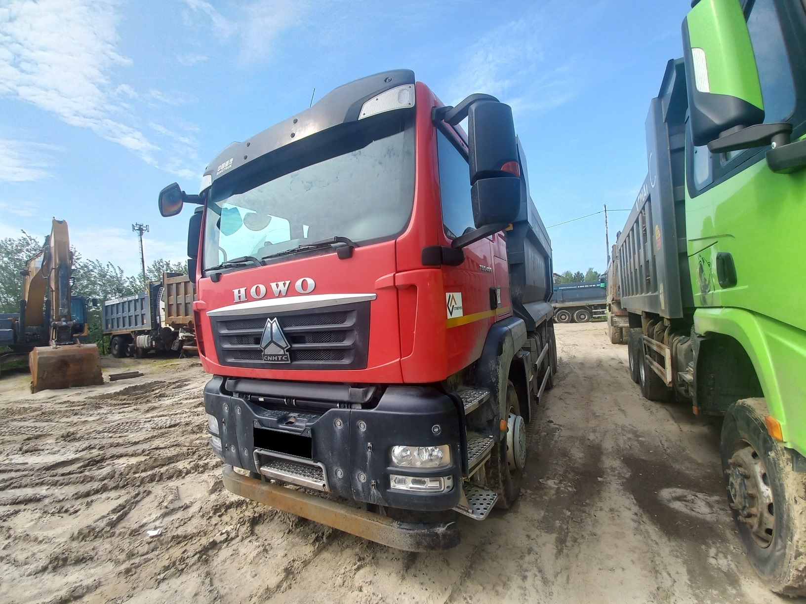 Самосвал Howo T5G ZZ3257V384GE1