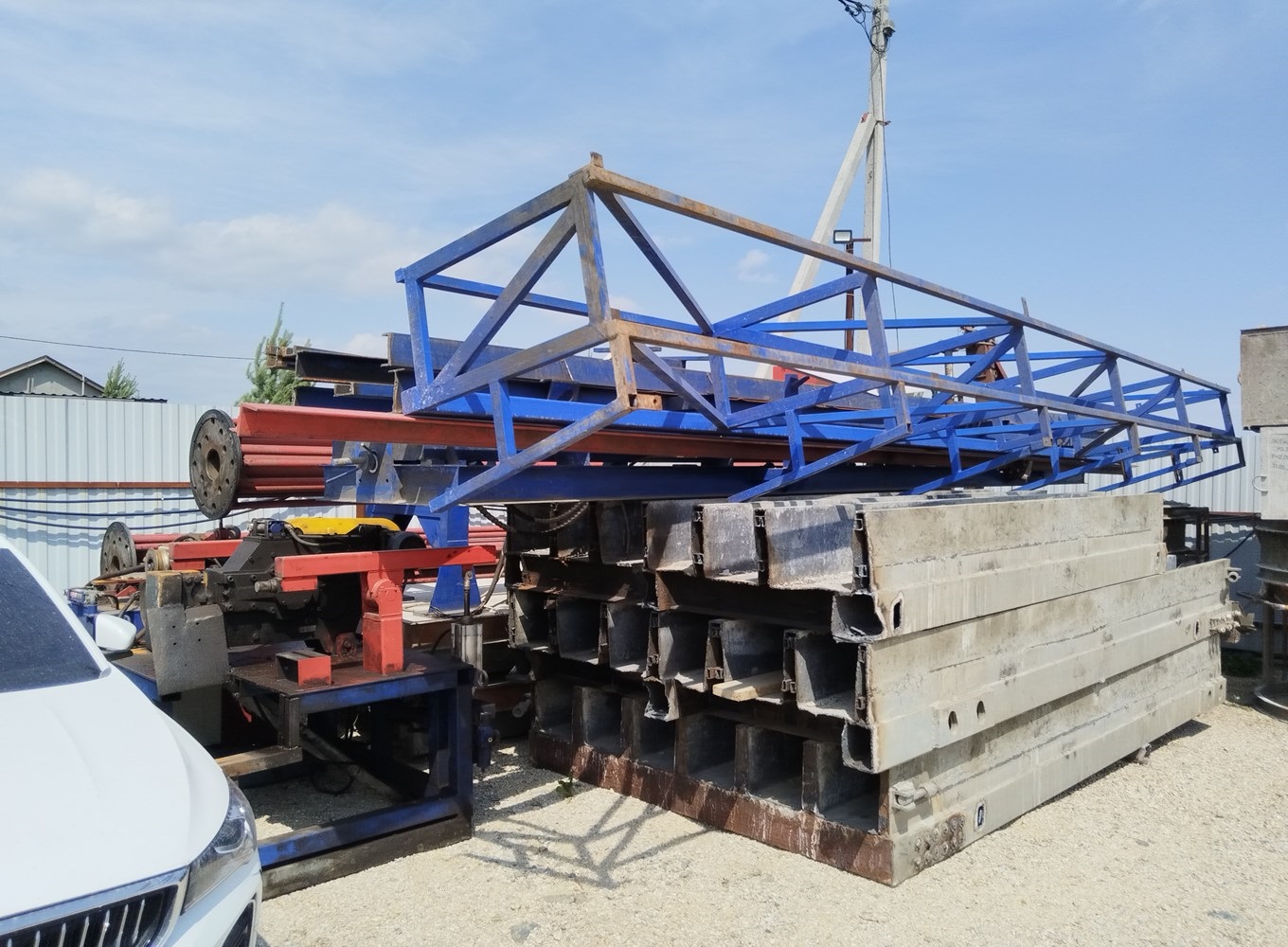 Комплект вспомогательного оборудования для производства свай