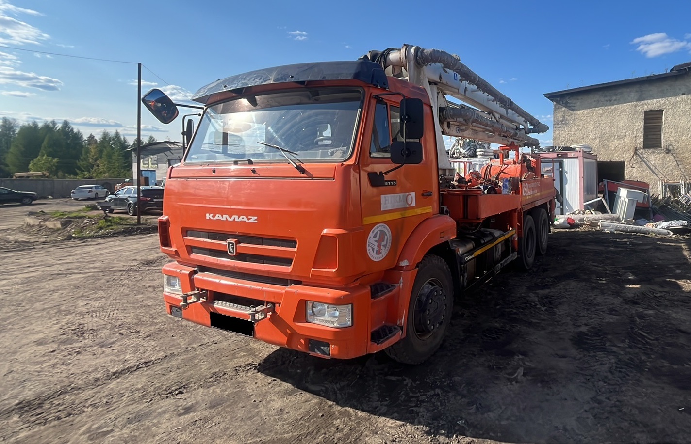 Автобетононасос КАМАЗ 65115-50 (58152А) 