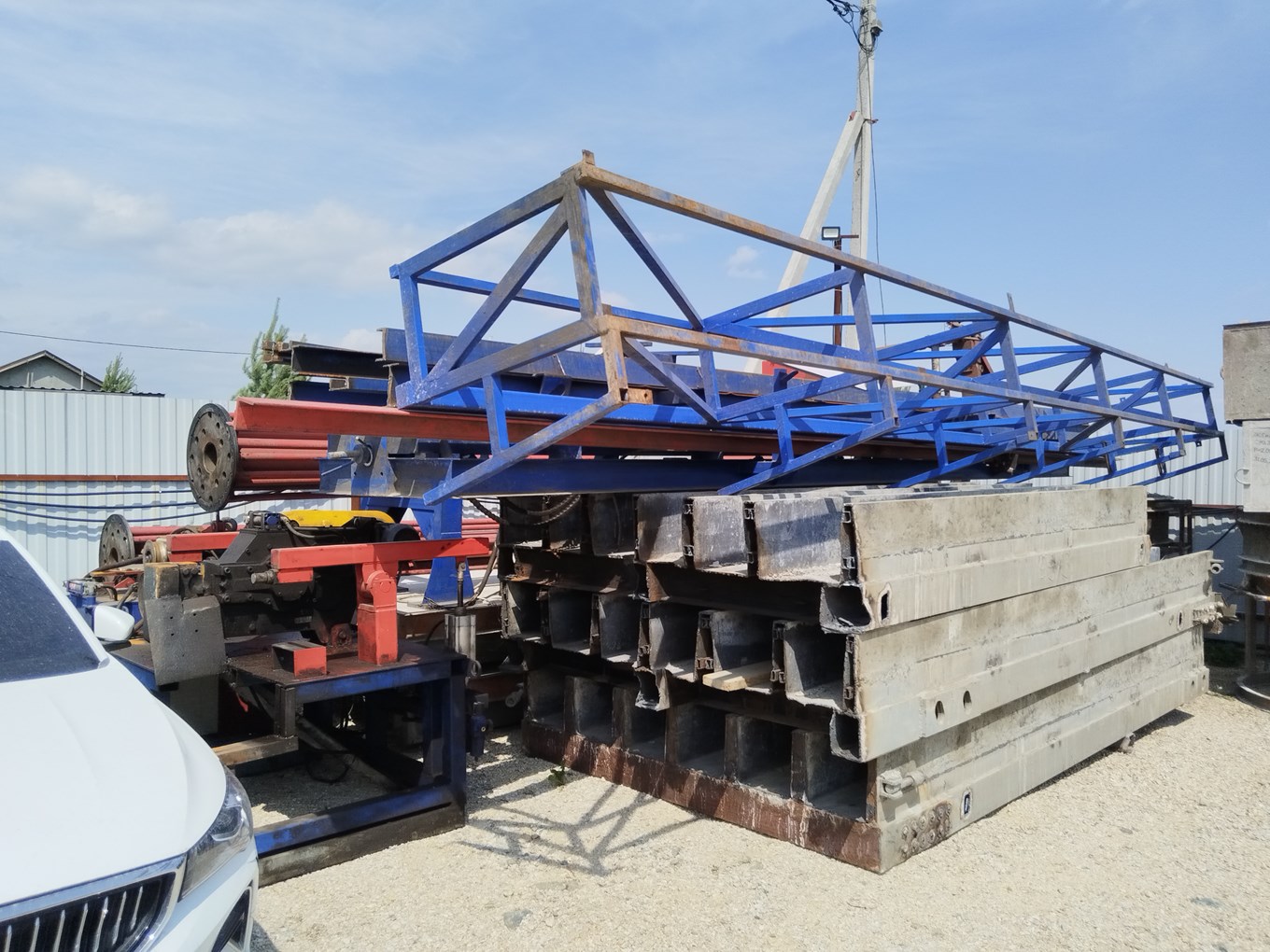 Технологическая линия по производству свай трапециевидного сечения