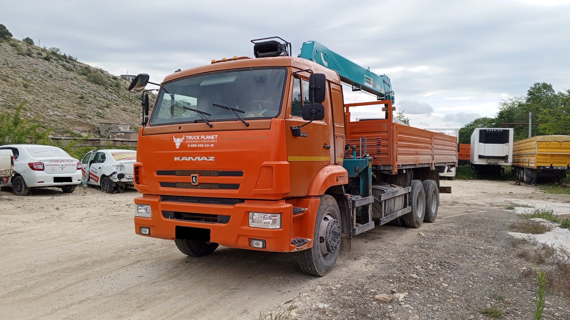 А/м бортовой на шасси КАМАЗ 65115-48 с КМУ Hyundai Everdigm HLC-8016 438230